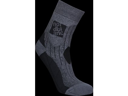 NORDBLANC Šedé kompresní sportovní ponožky STARCH - 34-36