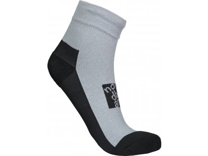 NORDBLANC Šedé kompresní turistické ponožky CORNER - 34-36