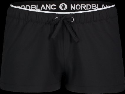 NORDBLANC Černé dámské šortky na běhání FLOUNCE - 42