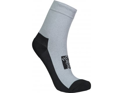 NORDBLANC Šedé kompresní turistické ponožky IMPACT - 34-36