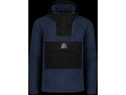 NORDBLANC Modrá pánská sherpa fleece bunda COURIER - L