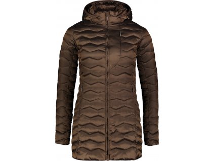 NORDBLANC Hnědý dámský zimní kabát SHRIVEL - 34