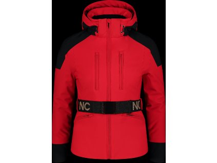 NORDBLANC Červená dámská softshellová lyžařská bunda BELTED - 34
