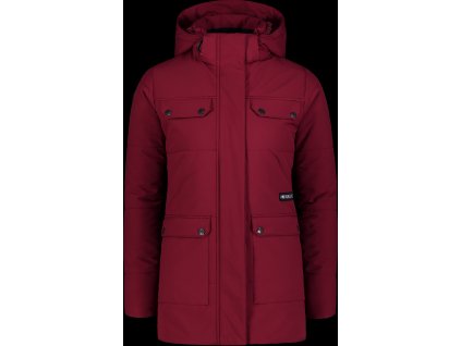 NORDBLANC Vínový dámský zimní kabát NIPPY - 34
