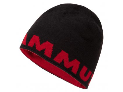 225475 cepice mammut logo beanie black 0001