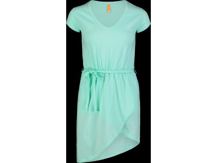 NORDBLANC Zelené dámské šaty RIBBON - 34