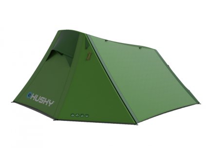 HUSKY Lehký turistický stan pro 2 osoby Brunel 2 zelená