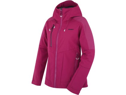 HUSKY Dámská softshell bunda Sevan L dk. magenta