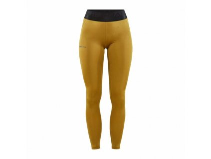 Elastyczne damskie spodnie CRAFT Rdzeń Esencji żółty 1908772-650000