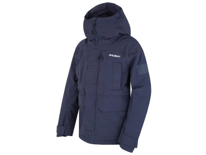 HUSKY Dětská hardshell plněná bunda Nigalo K dk. blue