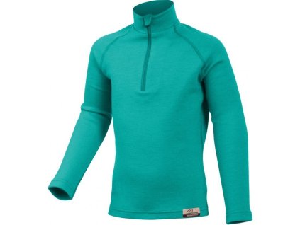 Merino Mikina Lasting SOLY 6565 tyrkysová