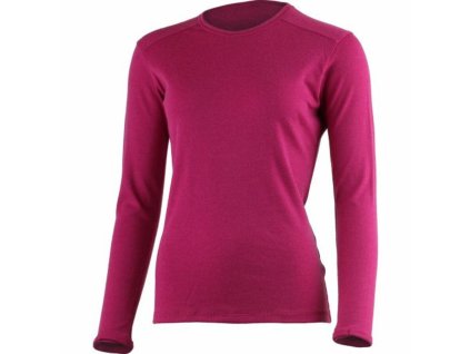 Dámská merino mikina Lasting BELA-4545 růžová