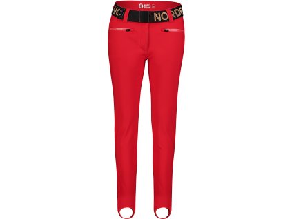 NORDBLANC Červené dámské softshellové lyžařské kalhoty SKINTIGHT