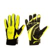 Brankářské rukavice PRECISION GOALIE GLOVES black/yellow senior