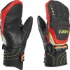 Rukavice LEKI Worldcup Race Flex S Junior Mitten black-red-white-yellow 634-80051