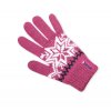 Dětské pletené rukavice Kama RB10 114 růžová