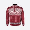 Sweter Kama 4082 104 czerwony