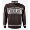 Sweter Kama L139 113 brązowy