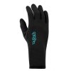 Rukavice Rab Power Stretch Contact Glove Women's black/BL (Oblečení S)