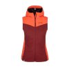 Dámská softshellová vesta Kilpi CORTINA-W tmavě červená (Oblečení 34)