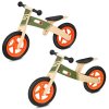 SPOKEY Spokey WOO-RIDE DUO Drewniany leżaczek dziecięcy 2w1, khaki