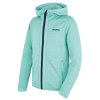 HUSKY Dětská mikina s kapucí Artic Zip K turquoise/black blue