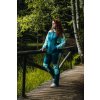 HUSKY Dámské softshellové kalhoty Kala L mint/turquoise