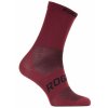 Antibakteriální ponožky Rogelli SUNSHINE 08 s mírnou kompresí, vínové 007.143