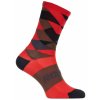 Designové funkční ponožky Rogelli SCALE 14, červené 007.153 (Ponožky XL (44-47))