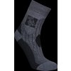 NORDBLANC Šedé kompresní sportovní ponožky STARCH - 34-36