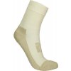NORDBLANC Béžové kompresní turistické ponožky IMPACT - 34-36