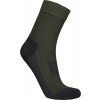 NORDBLANC Khaki kompresní turistické ponožky IMPACT - 34-36