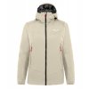 Dámská zimní bunda Salewa Ortles Tirolwool Responsive stretch hooded oatmeal 28248-7260