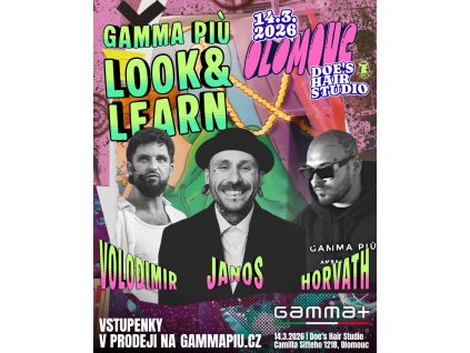 gamma piu look learn olomouc 14 3 2026 ticket