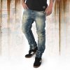 39739 6923 vyr 5601 vyrp11 7089Yakuza jeansy panske 893 STRAIGHT JEANS JEB 12078 bronzee distressed