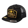 pitbull west coast ksiltovka mesh snapback dogs all black camo