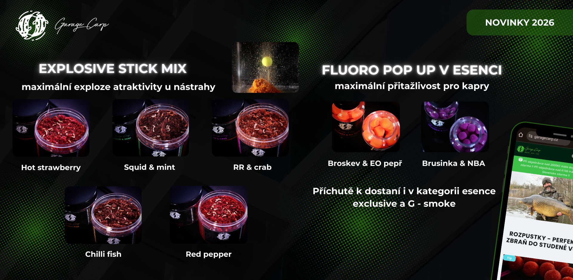 NOVINKY 2026, STICK MIX, POP UP