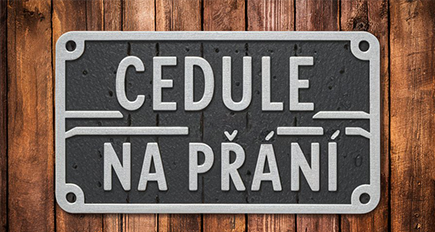 Plechové cedule na míru od Garážovka.cz