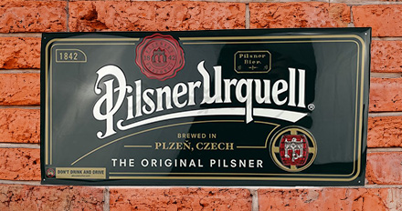 Plechové cedule Pilsner urquell – stylový doplněk