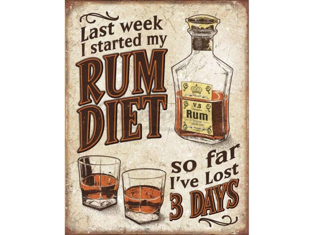 cedule rum diet