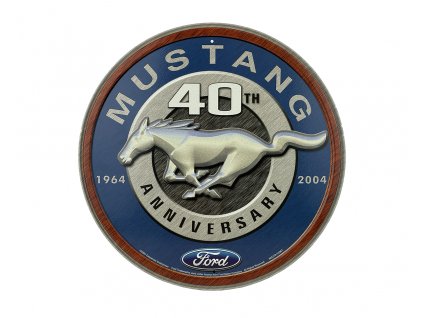 Mustang 40 blue round