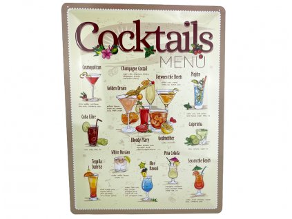 coctails menu