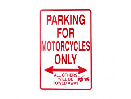 motorcycles parking only