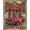 Plechová cedule Muscle Car Garage 40 cm x 32 cm
