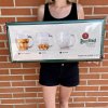 Plechová cedule se třemi půllitry Pilsner Urquell 30x66 cm