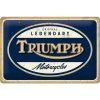Plechová cedule Triumph (Legendary Motorcycles) 20 x 30 cm