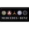 Plechová cedule Mercedes-Benz loga 25 x 50 cm