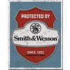 PLECHOVÁ CEDULE SMITH & WESSON PROTECTED