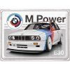 Plechová cedule BMW M Power E30 40 x 30 cm