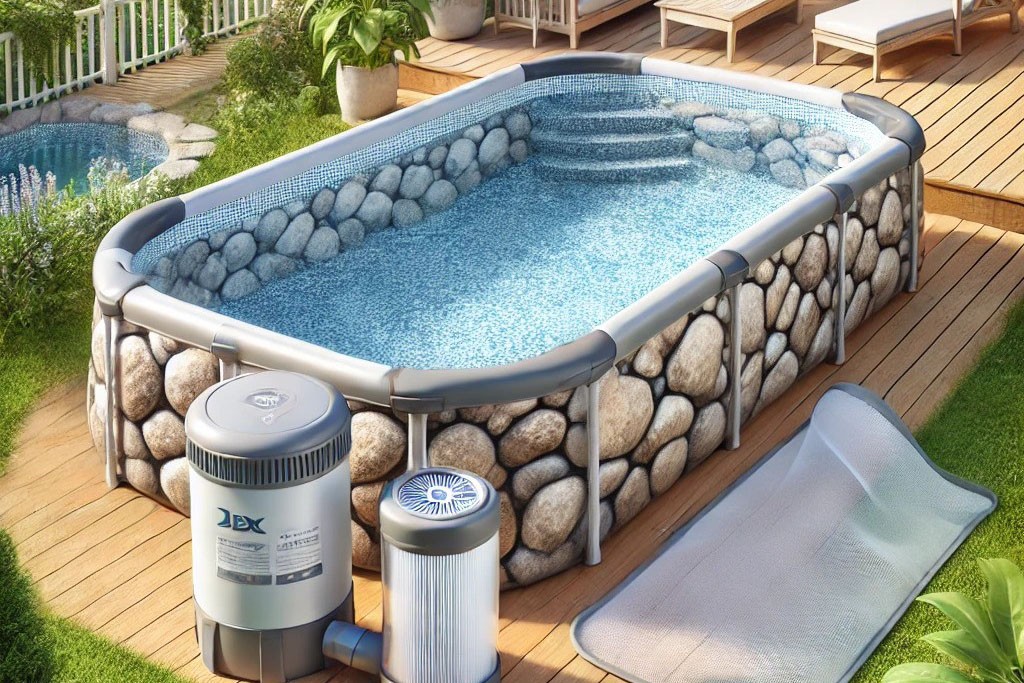 Recenzia: Bazén EXIT Kameň 220x150x65cm s Prekrytím a Kazetovou Filtráciou